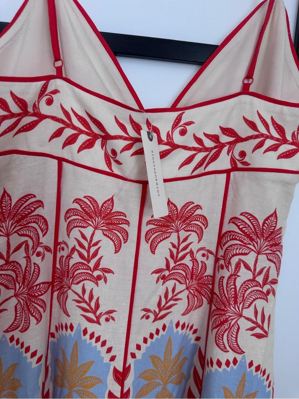 Tommy Bahama Red, White & Yellow Printed Maxi Dress - Picture 4 of 7